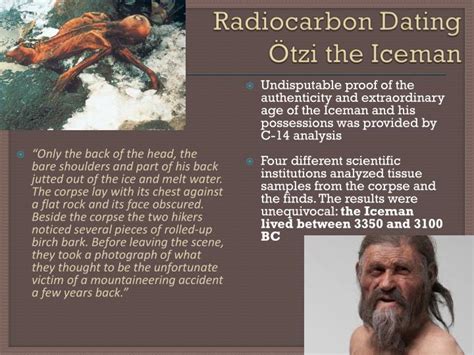 Otzi the iceman radiocarbon dating
